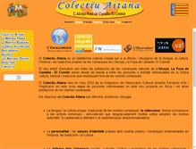 Tablet Screenshot of colectiuaitana.com